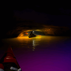Chequamegon Sea Caves Kayak at Night
