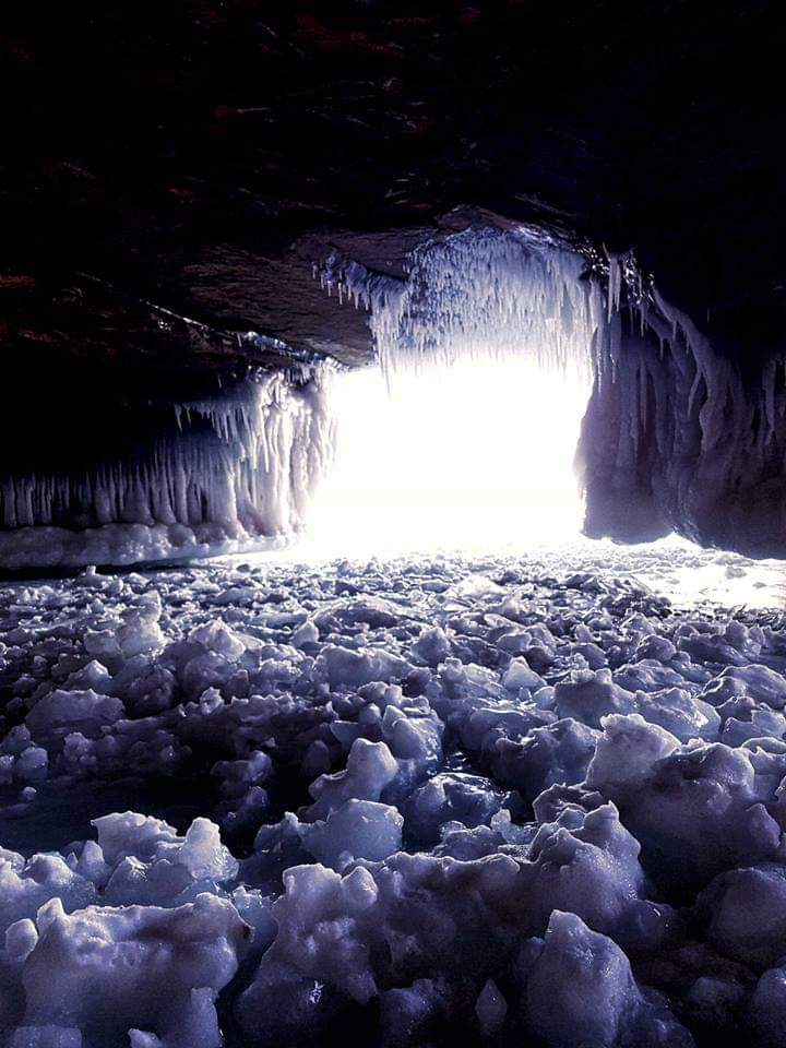 Apostle Islands Ice Caves - Photo by Tad Paavola