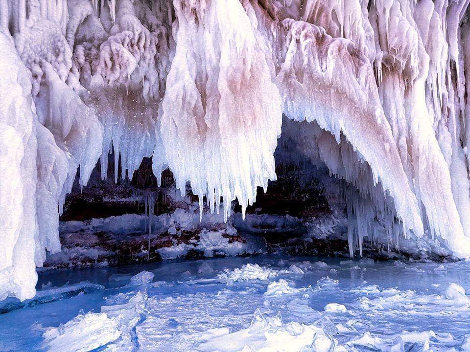 Apostle Islands Ice Caves - Photo by Tad Paavola