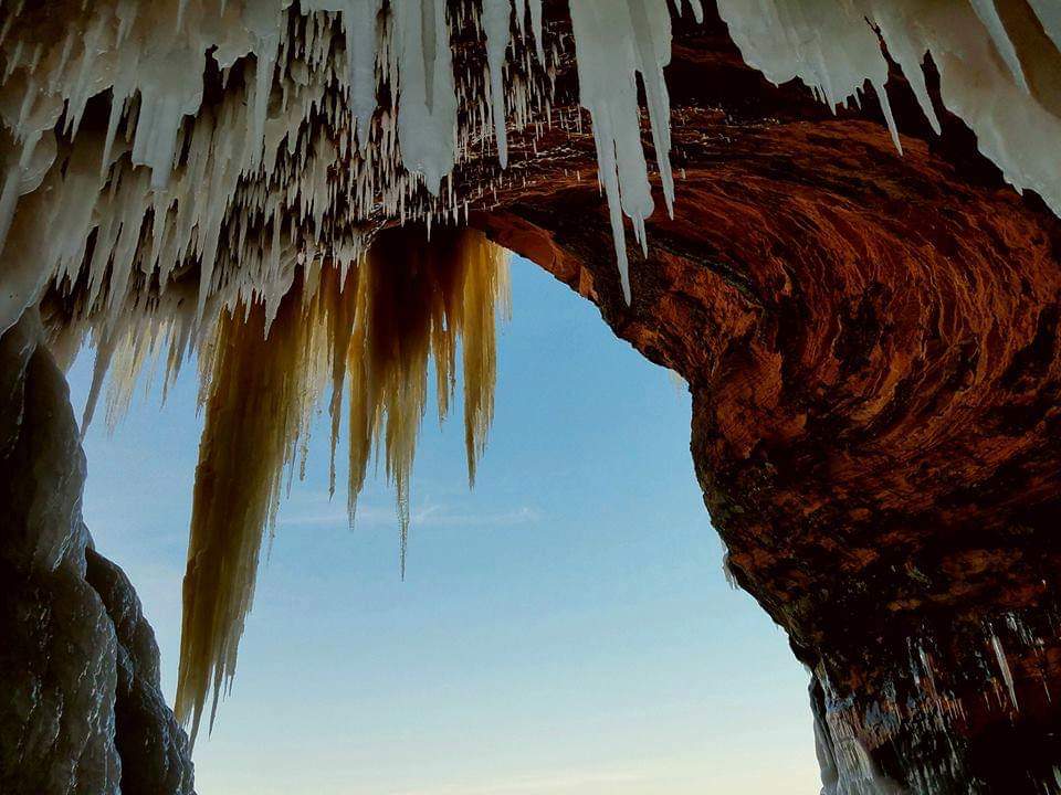 Apostle Islands Ice Caves - Photo by Tad Paavola