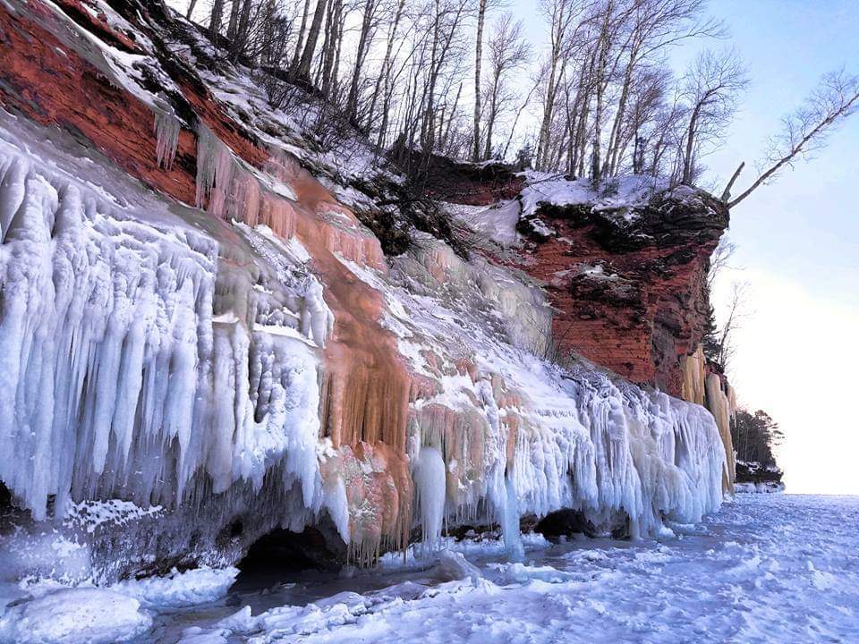 Apostle Islands Ice Caves - Photo by Tad Paavola