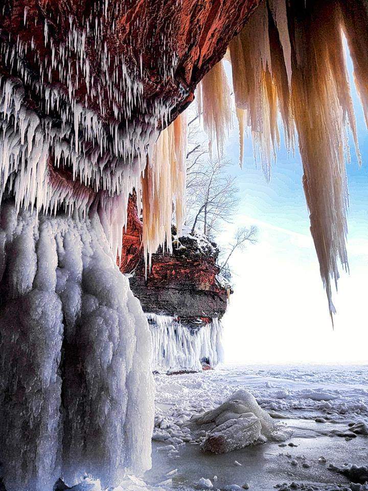 Apostle Islands Ice Caves - Photo by Tad Paavola