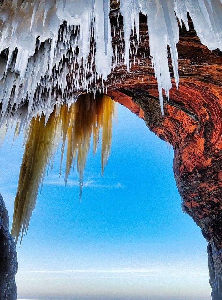 Apostle Islands Ice Caves - Photo by Tad Paavola