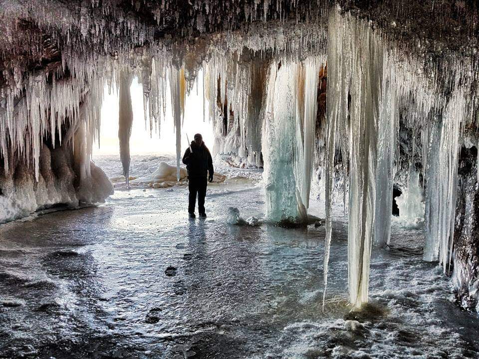 Apostle Islands Ice Caves - Photo by Tad Paavola