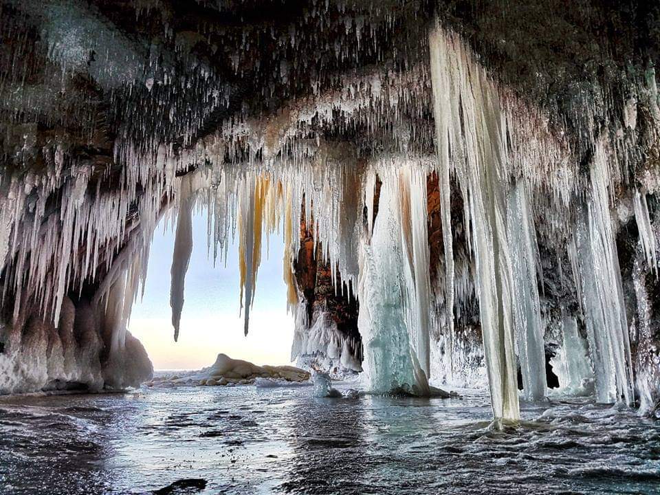 Apostle Islands Ice Caves - Photo by Tad Paavola