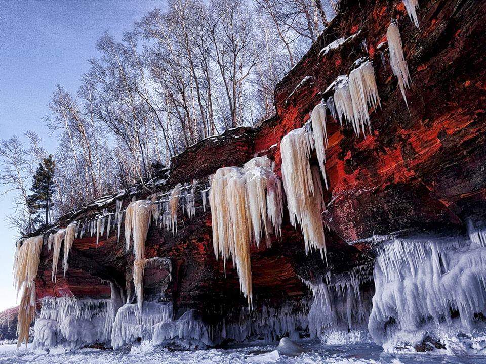 Apostle Islands Ice Caves - Photo by Tad Paavola