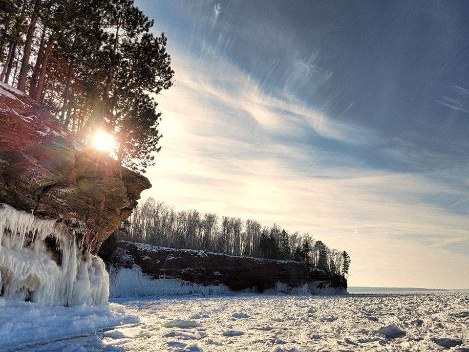 Apostle Islands Ice Caves - Photo by Tad Paavola