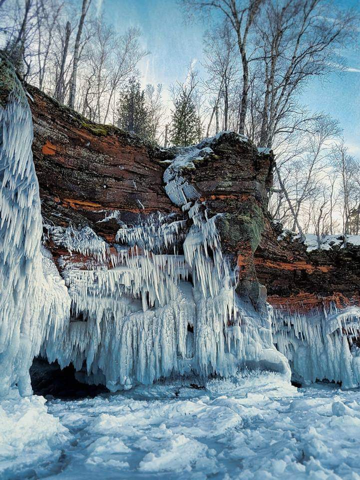 Apostle Islands Ice Caves - Photo by Tad Paavola