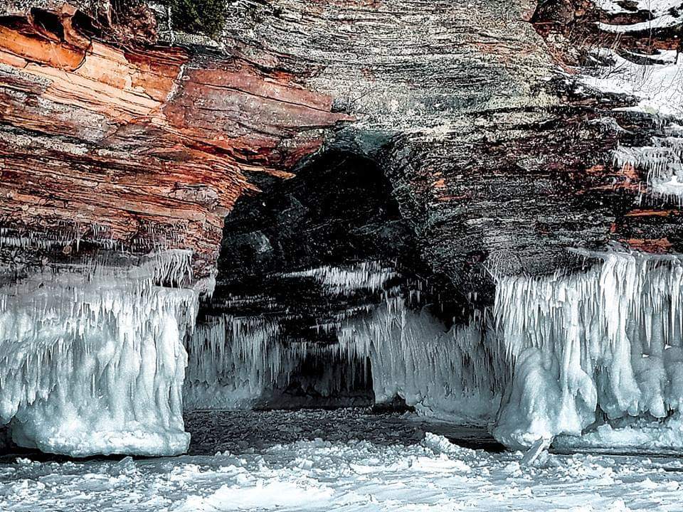 Apostle Islands Ice Caves - Photo by Tad Paavola