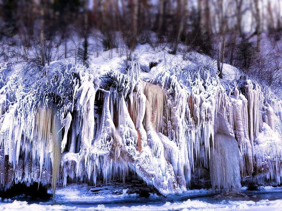 Apostle Islands Ice Caves - Photo by Tad Paavola