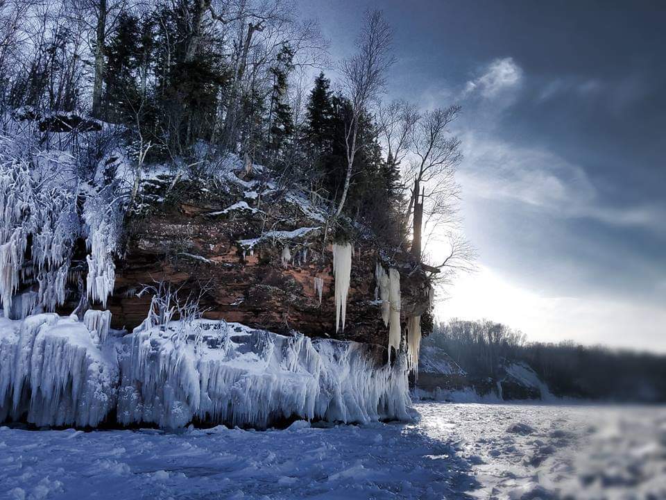 Apostle Islands Ice Caves - Photo by Tad Paavola