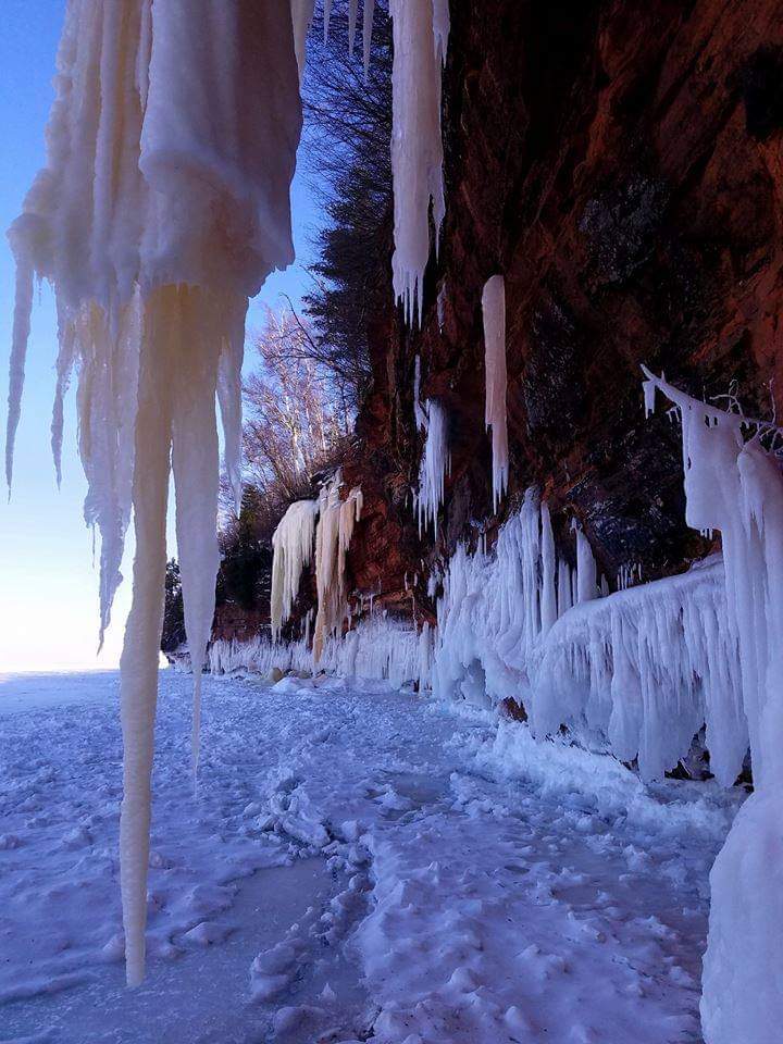 Apostle Islands Ice Caves - Photo by Tad Paavola