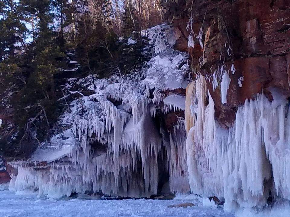 Apostle Islands Ice Caves - Photo by Tad Paavola