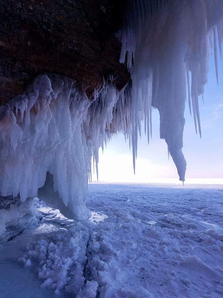 Apostle Islands Ice Caves - Photo by Tad Paavola