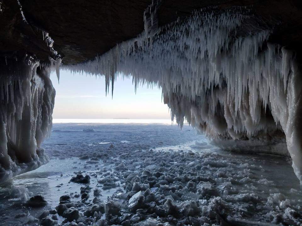 Apostle Islands Ice Caves - Photo by Tad Paavola