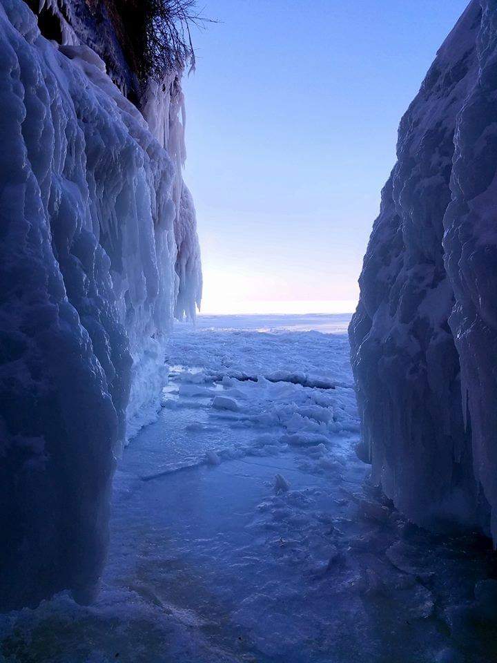 Apostle Islands Ice Caves - Photo by Tad Paavola