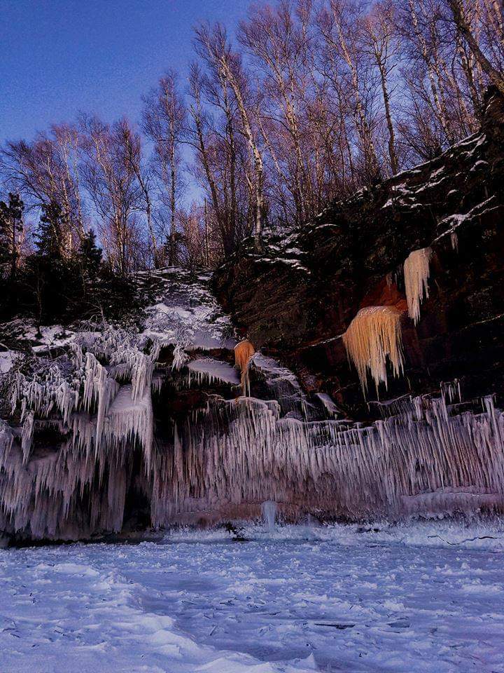 Apostle Islands Ice Caves - Photo by Tad Paavola