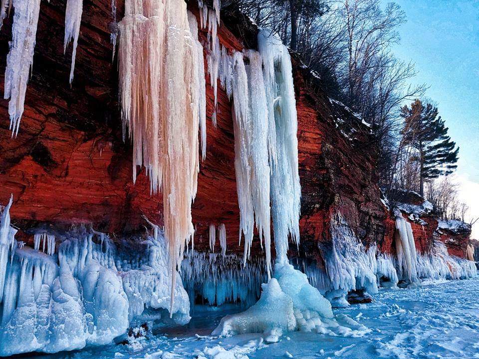 Apostle Islands Ice Caves - Photo by Tad Paavola