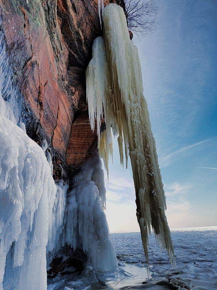 Apostle Islands Ice Caves - Photo by Tad Paavola