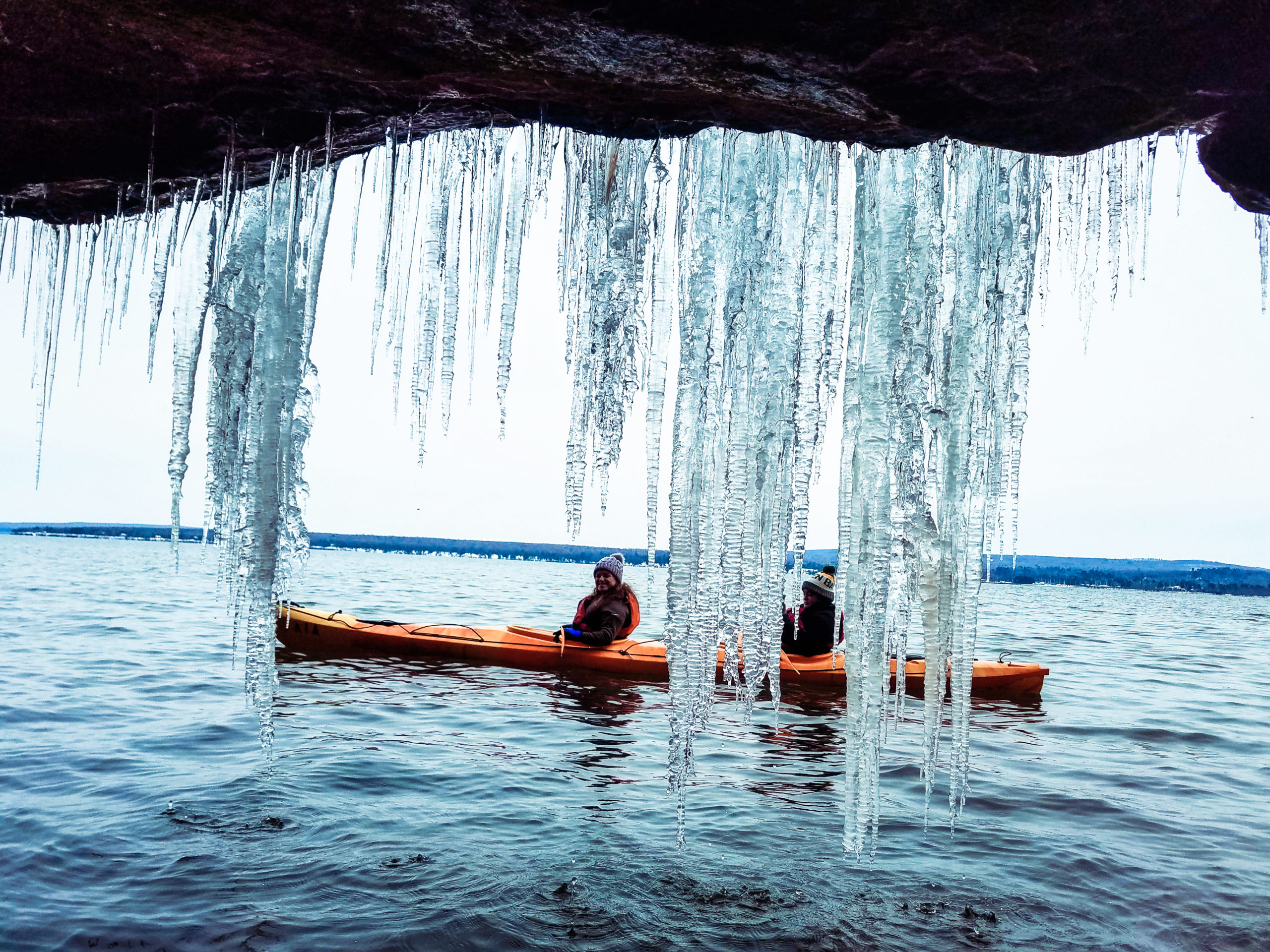 Apostle Islands Ice Caves Kayaking Roman's Point