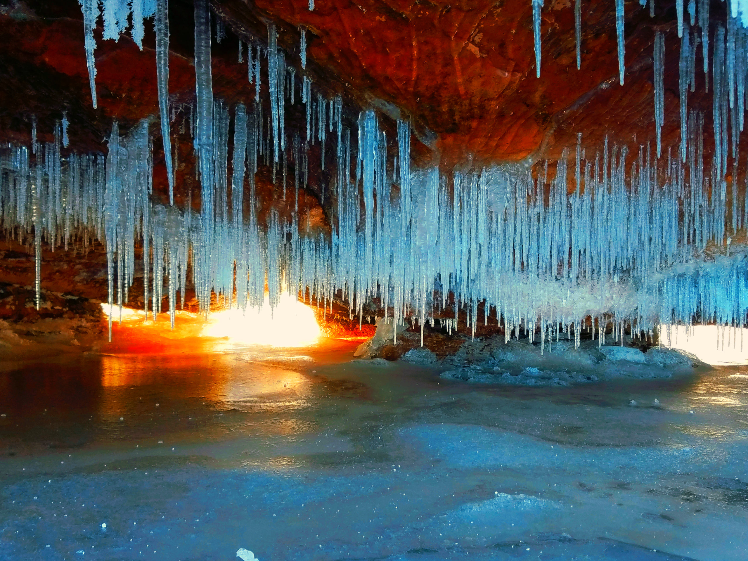 Apostle Islands Ice Caves Chequamegon Bay