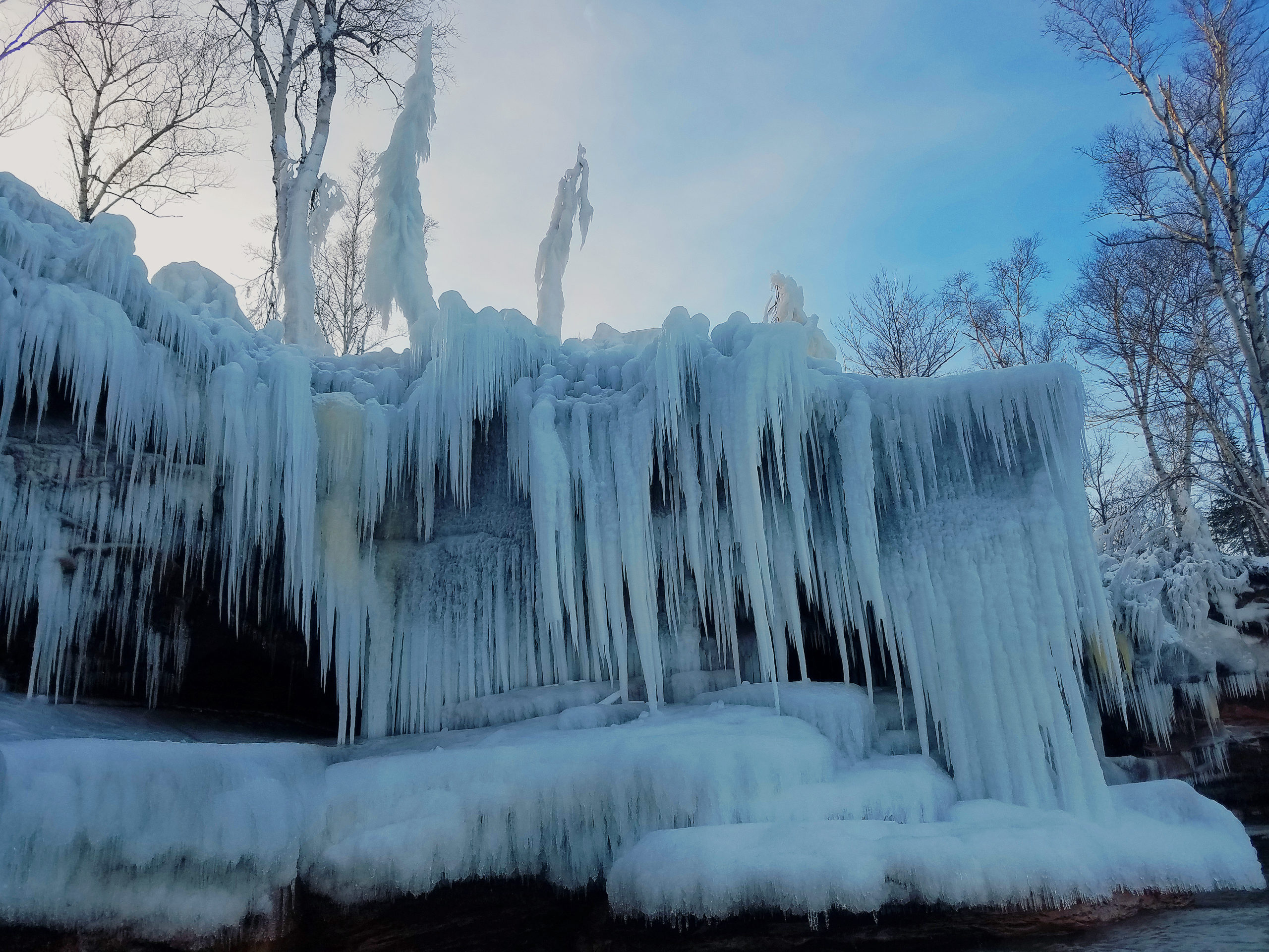 Apostle Islands Ice Caves Kayaking Roman's Point