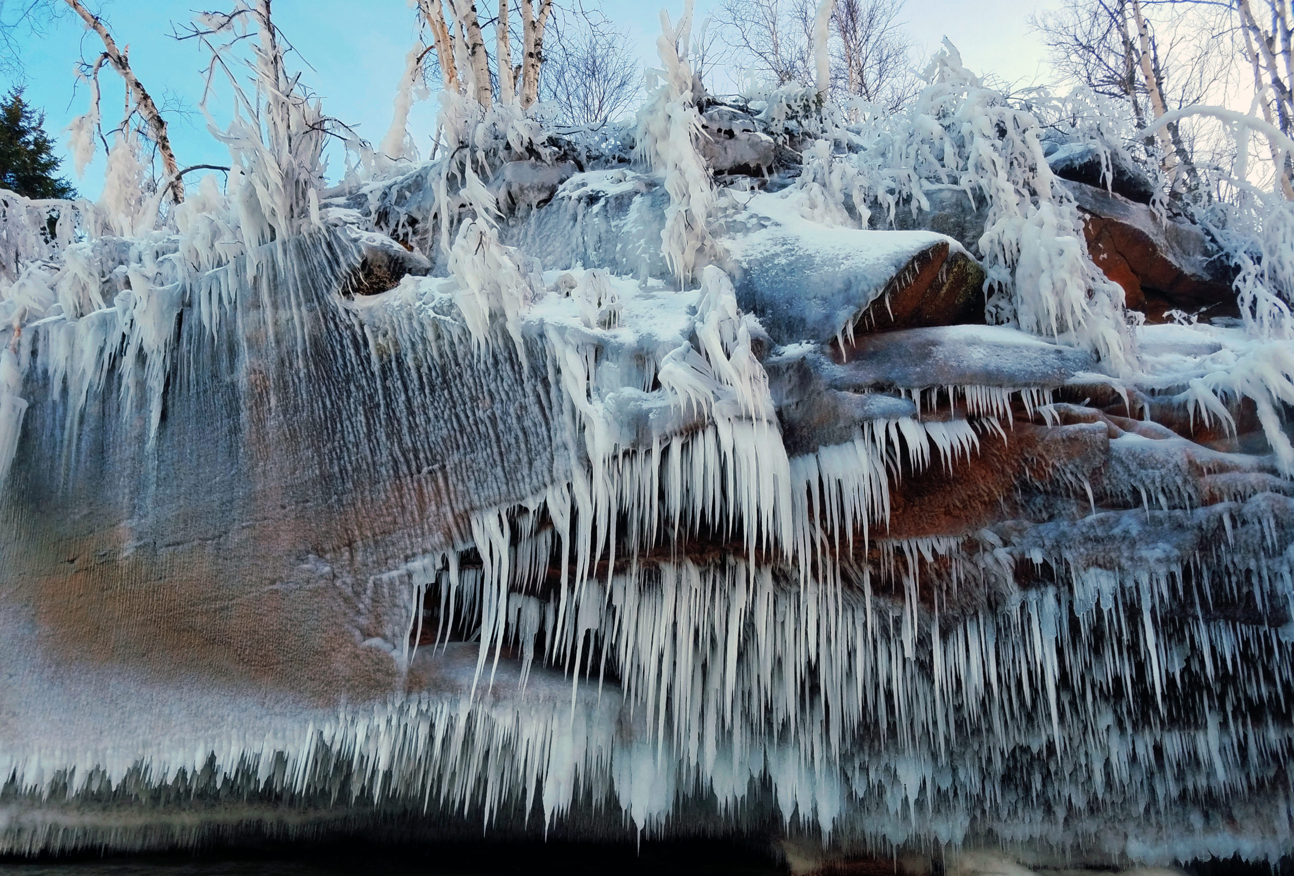 Apostle Islands Ice Caves Kayaking Roman's Point