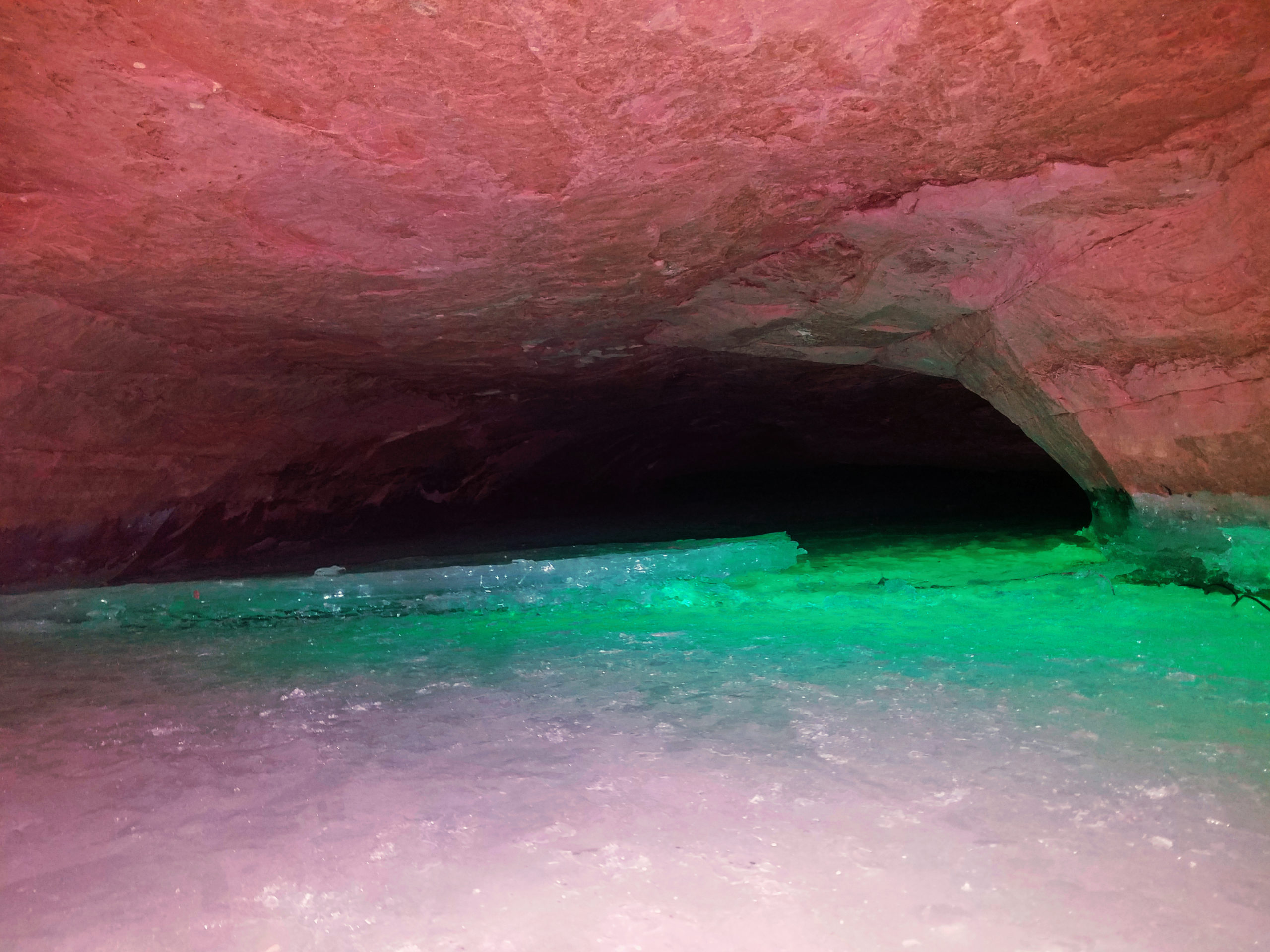 Apostle Islands Night Ice Caves Chequamegon Bay