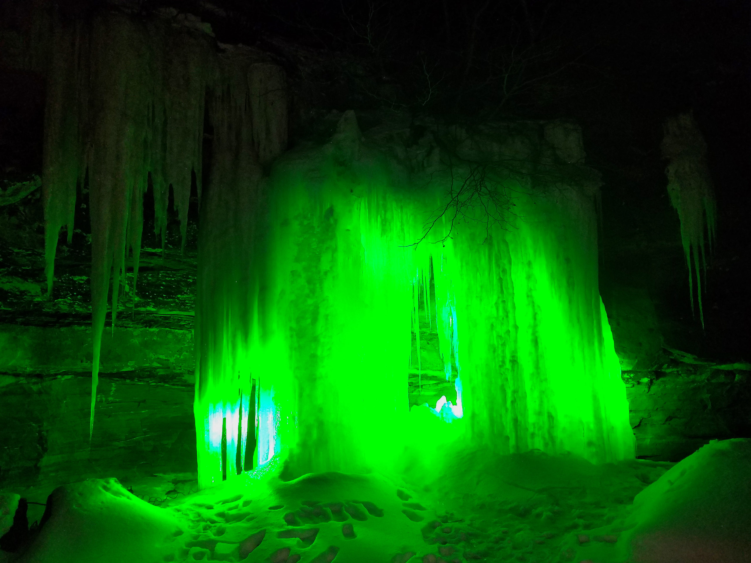 Apostle Islands Night Ice Caves Chequamegon Bay