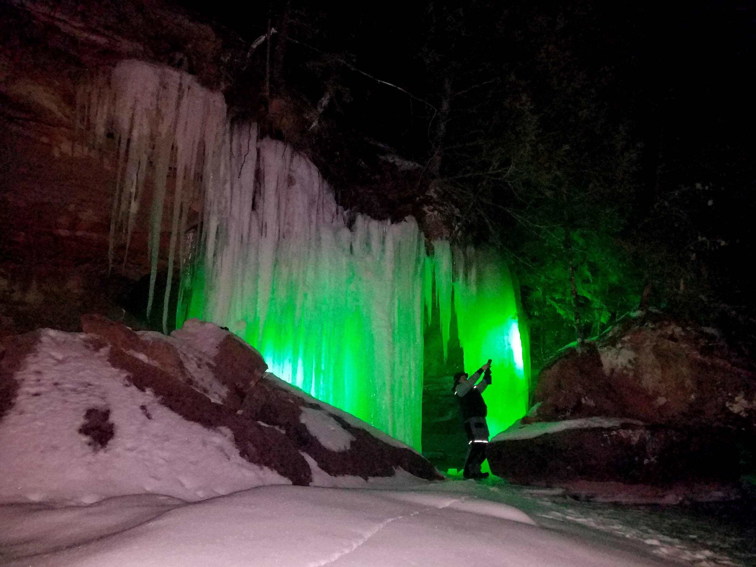 Apostle Islands Ice Caves Night Tour