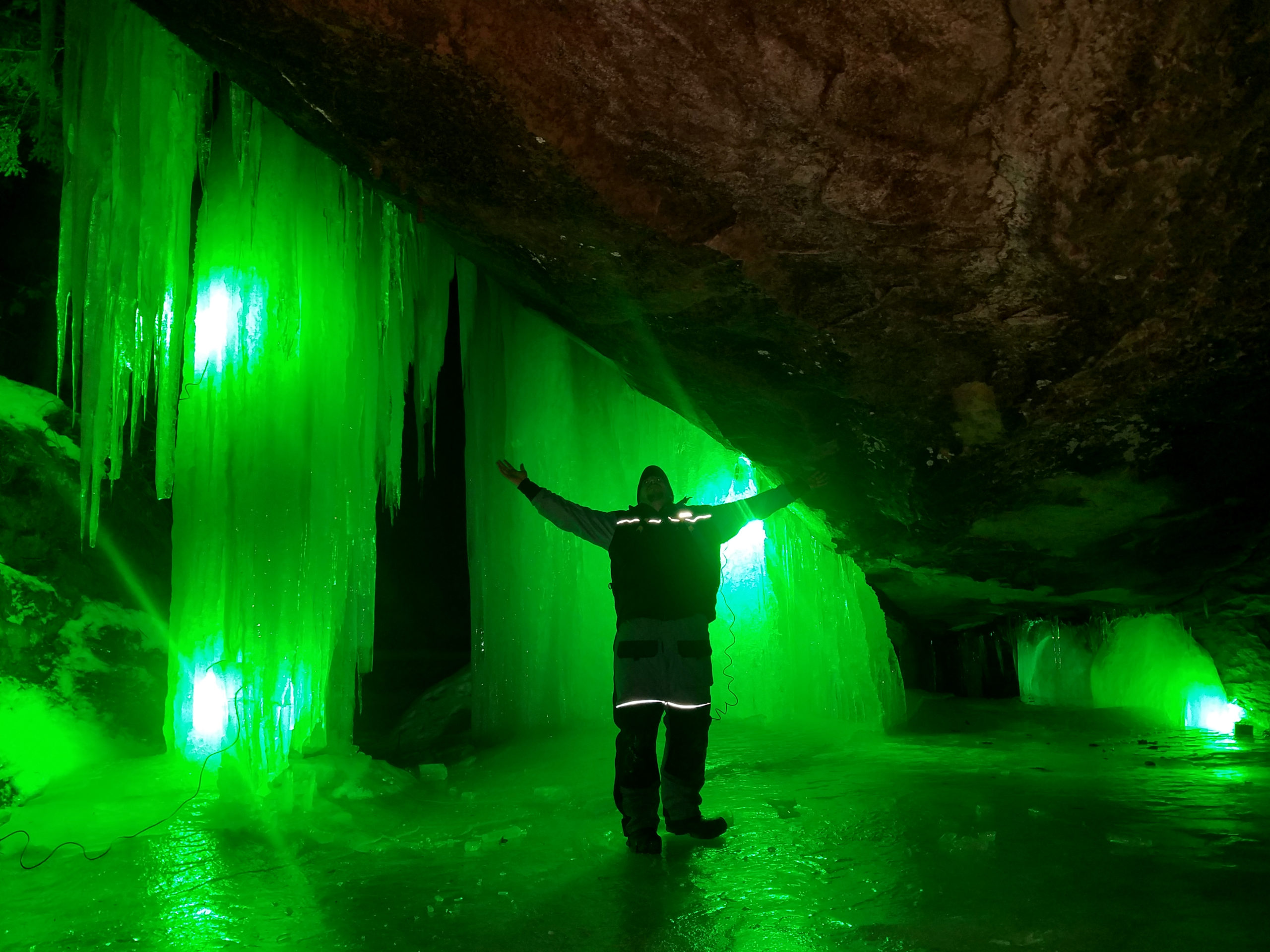 Apostle Islands Ice Caves Night Tour