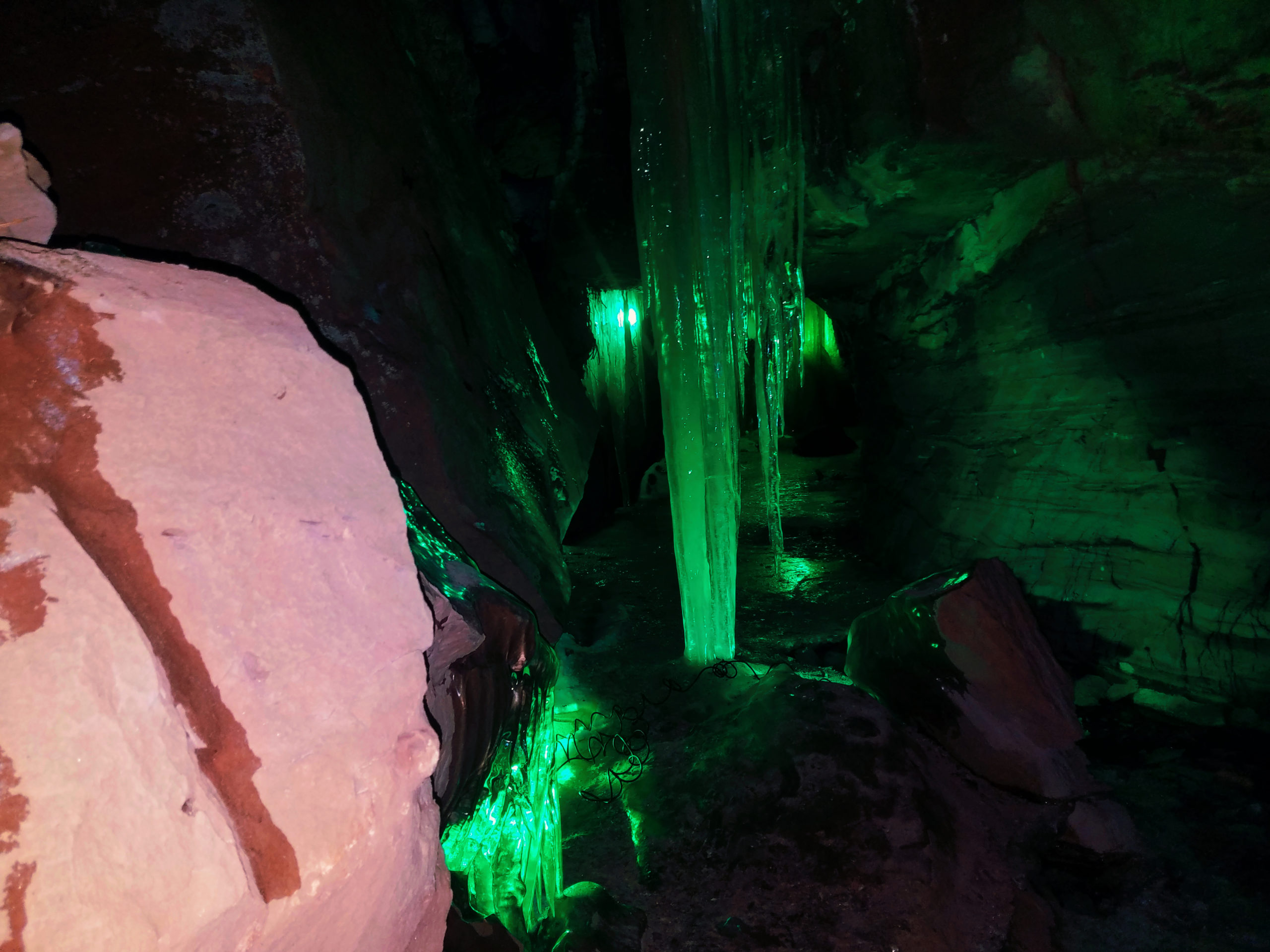 Apostle Islands Ice Caves Night Tour