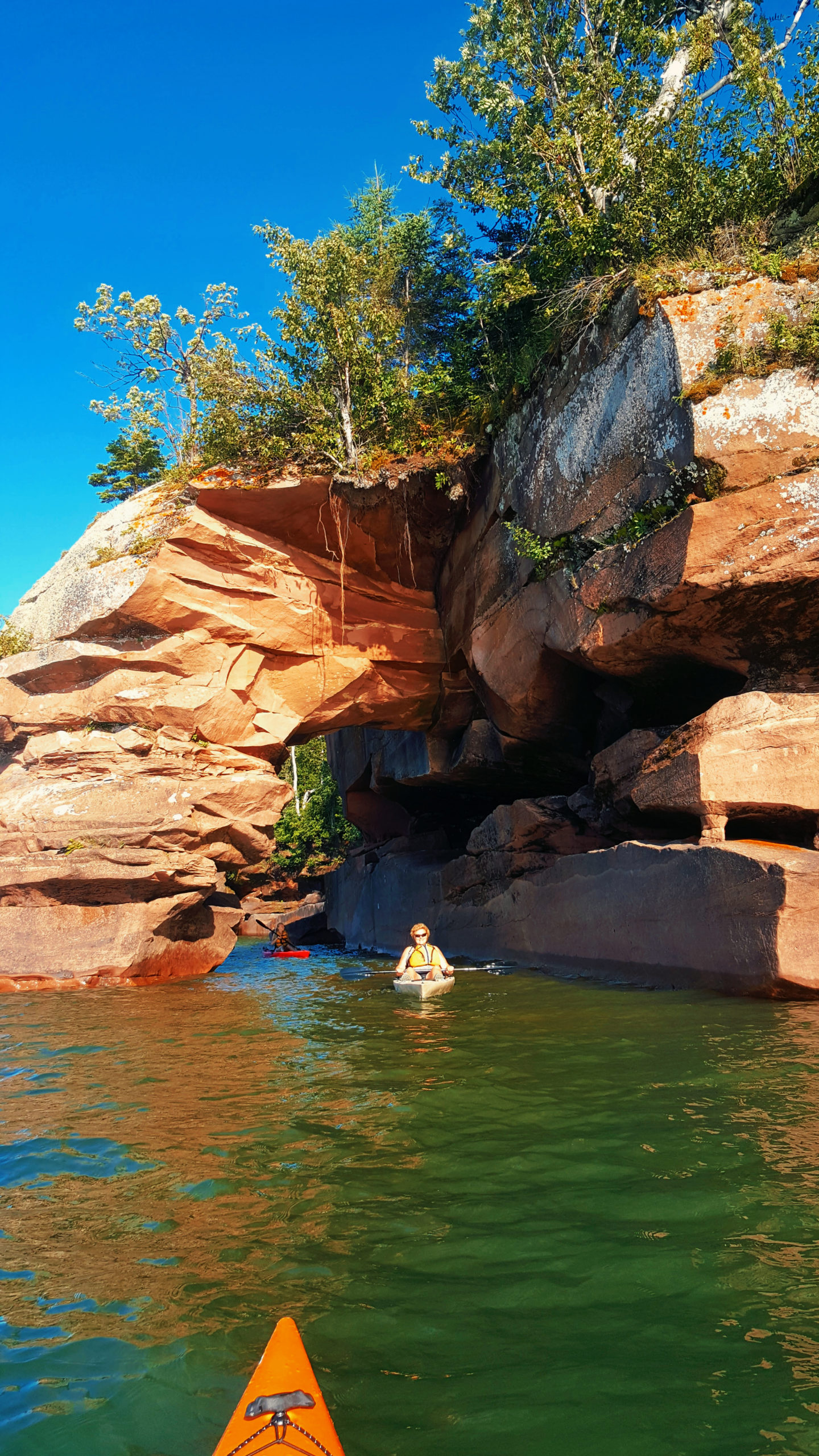 Apostle Islands Kayaking Roman's Point Arch