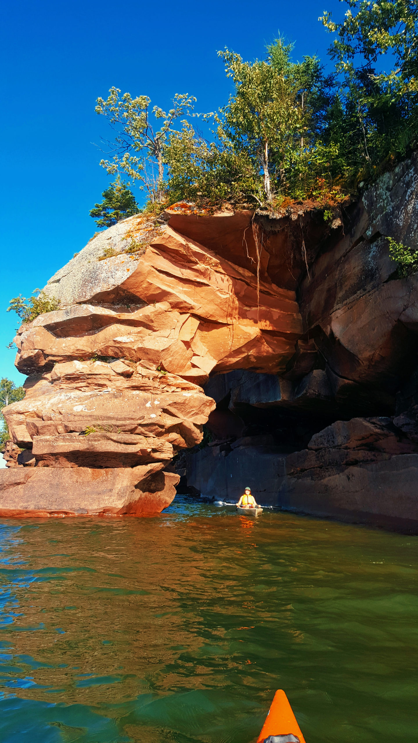 Apostle Islands Kayaking Roman's Point Arch