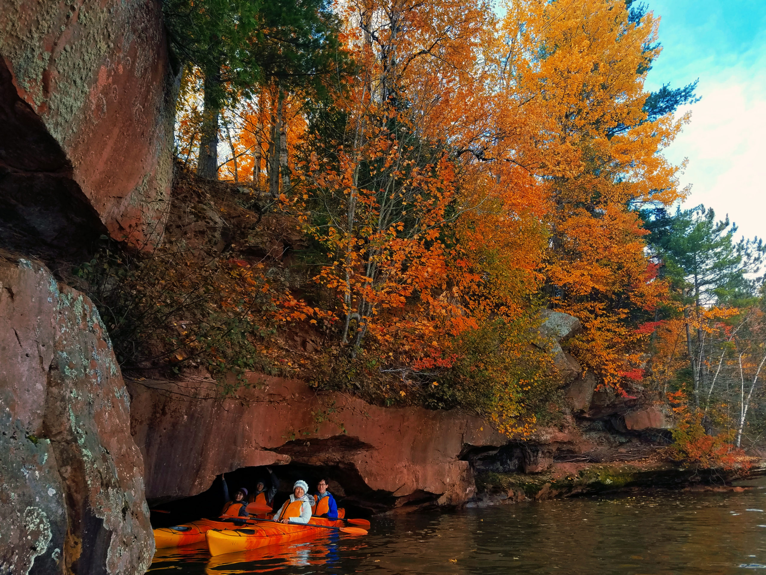 Apostle Islands Kayaking Sea Caves Houghton Point