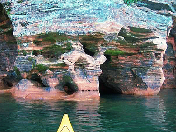 Apostle Islands Kayaking skull cave