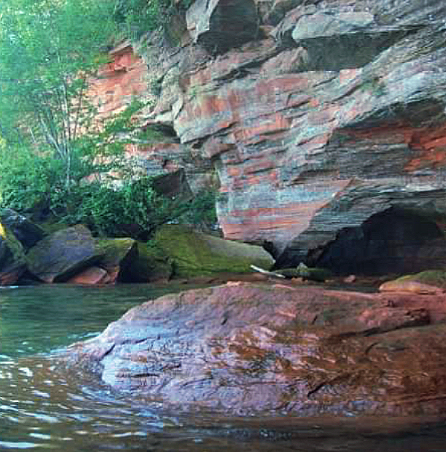 Apostle Island sea caves