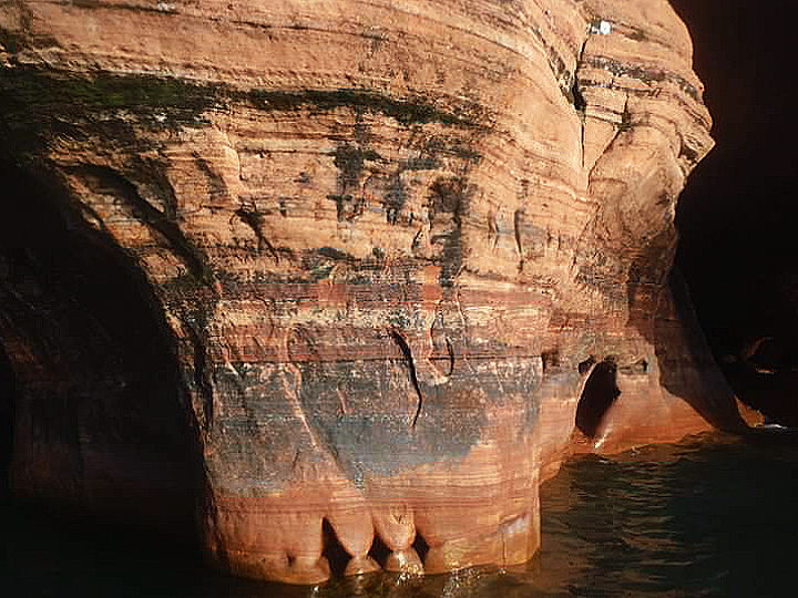 Apostle Island sea caves beautiful sandstone