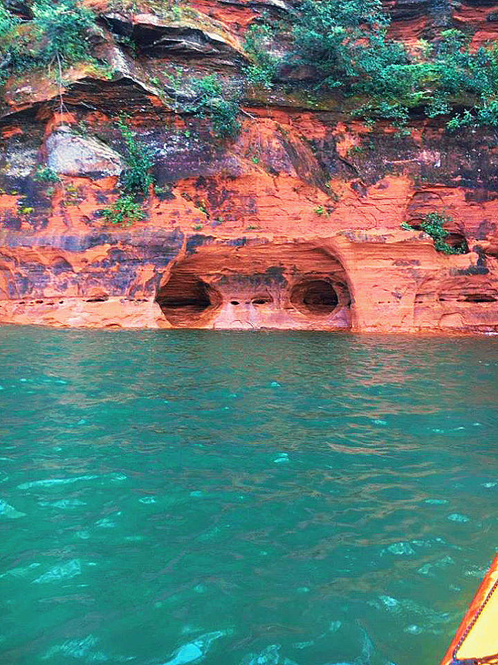 Apostle Islands Sea Caves E.T.