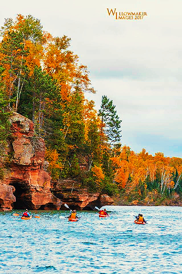 Apostle Islands Kayak Fall Colors