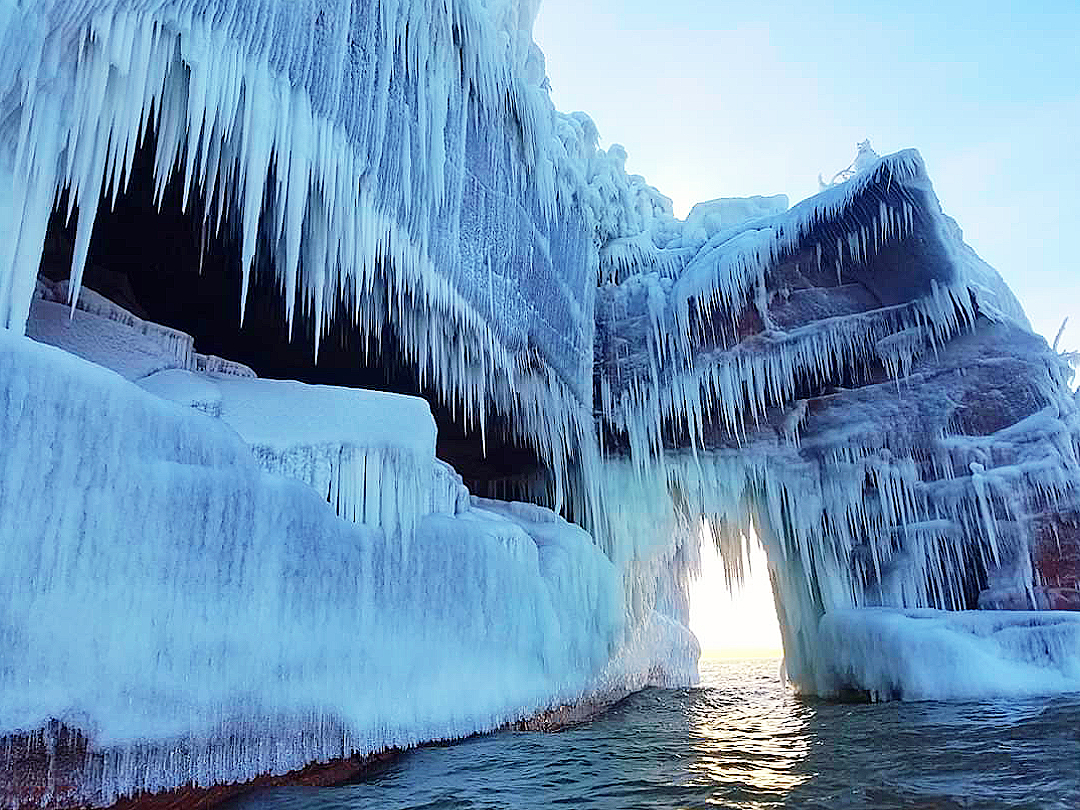 Apostle Islands Ice Caves Kayaking Roman's Point