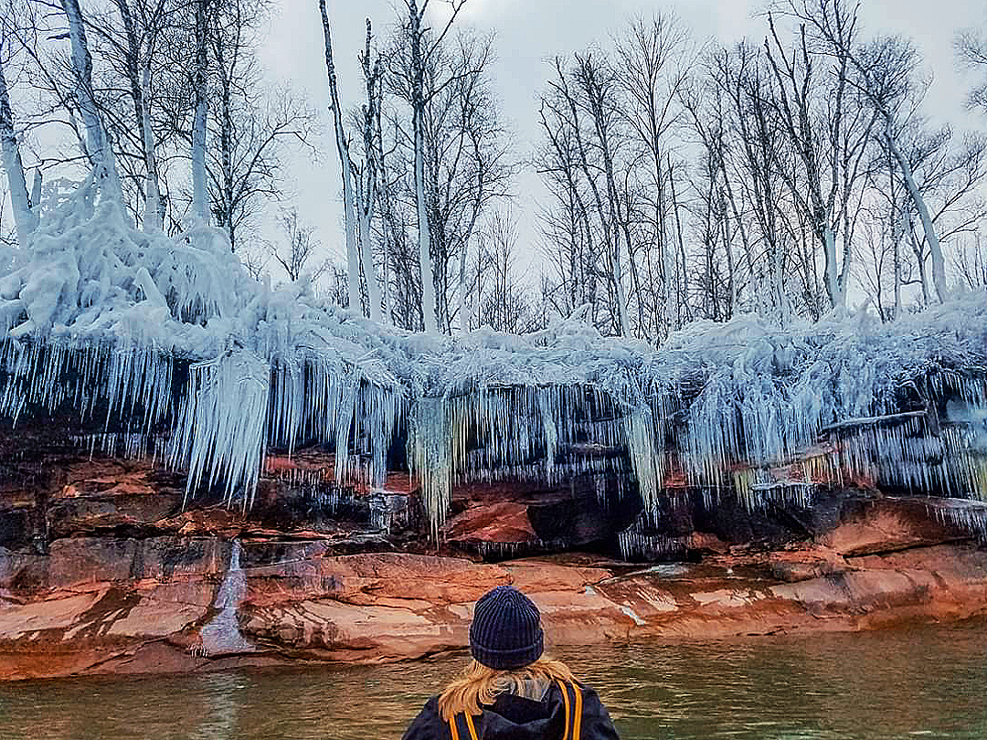 Apostle Islands Ice Caves Kayaking Roman's Point