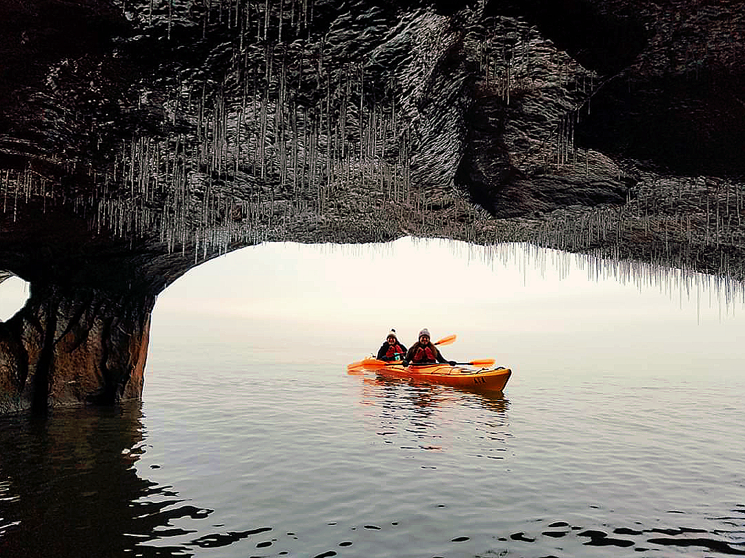 Apostle Islands Ice Caves Kayaking Roman's Point