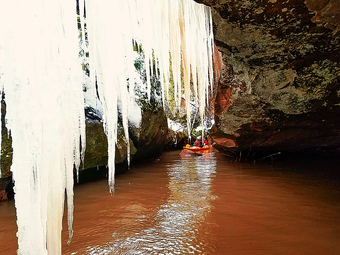 Apostle Islands Ice Caves Kayaking Chequamegon Bay