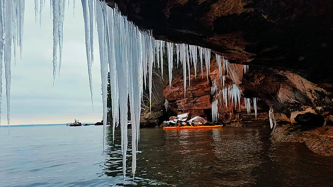 Apostle Islands Ice Caves Kayaking Chequamegon Bay