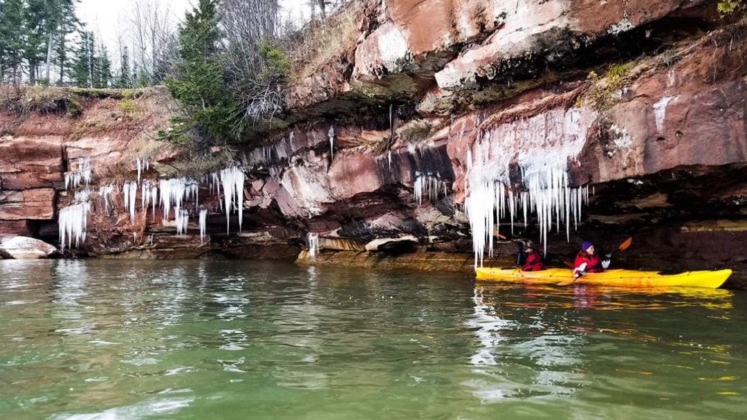 Apostle Islands Ice Caves Kayaking Chequamegon Bay