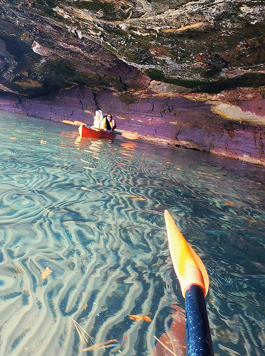 Apostle Islands Kayaking Sea Caves Houghton Point clear water