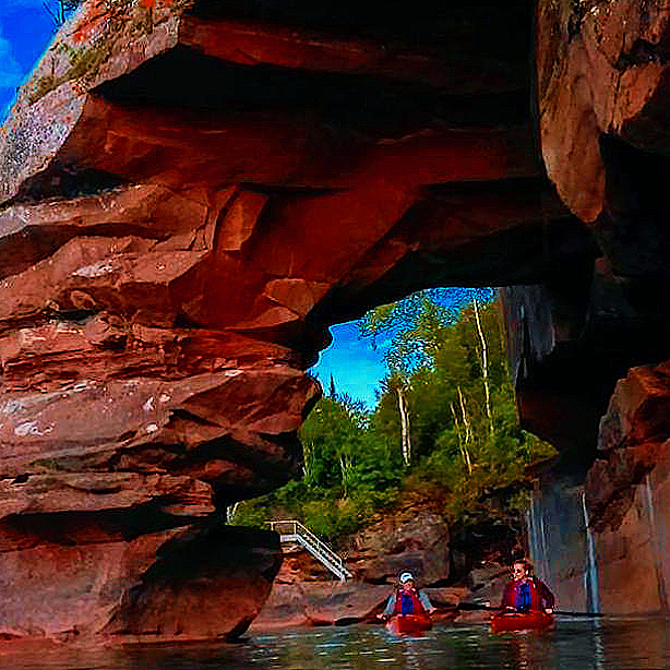 Apostle Islands Kayaking Roman's Point Arch